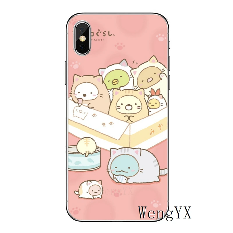 Япония kawaii милые Сумико гураши для samsung Galaxy S10 S9 S8 S7 S6 edge Plus Lite S5 S4 мини Примечание 9 8 5 4 ТПУ мягкий чехол для телефона