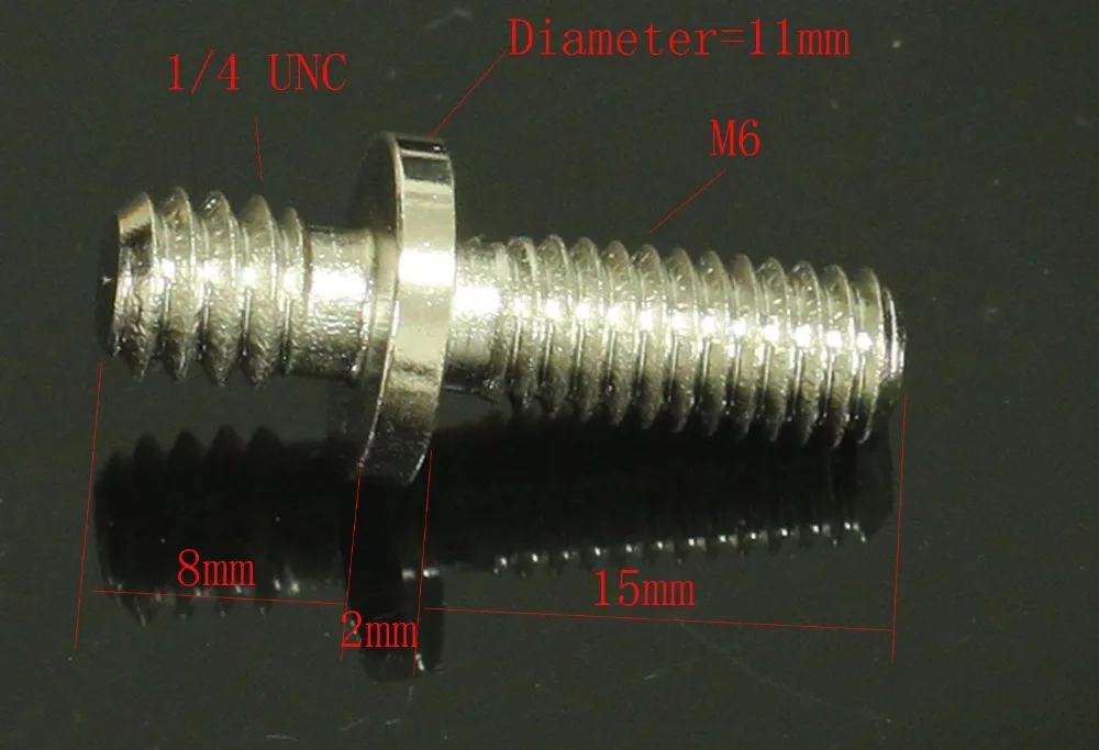 2 шт. винты с наружной резьбой 1/4 дюйма для штатива|screw adapter|male thread adapterscrew adapter |