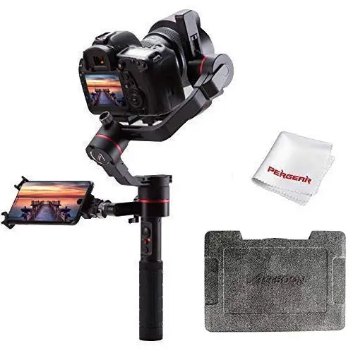 Аксессуsoon A1 PRO 3 осевой ручной карданный стабилизатор для камер DSLR Canon загрузка 6