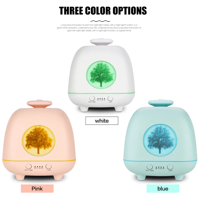 

230Ml Ultrasonic Air Humidifier Aromatherapy Diffuser For Home Mist Maker Fogger Timing Electric LED Essential Oil Diffuser