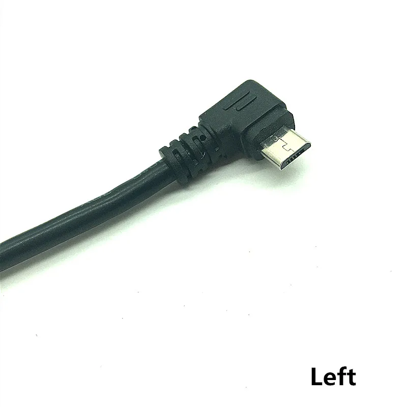 Подробная информация о микро USB 90 градусов левый и правый угловой OTG к стандарту B