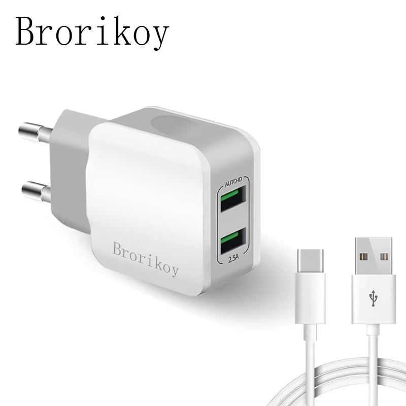 Сетевое зарядное устройство Brorikoy с USB-портом 2 4 А | Мобильные телефоны и