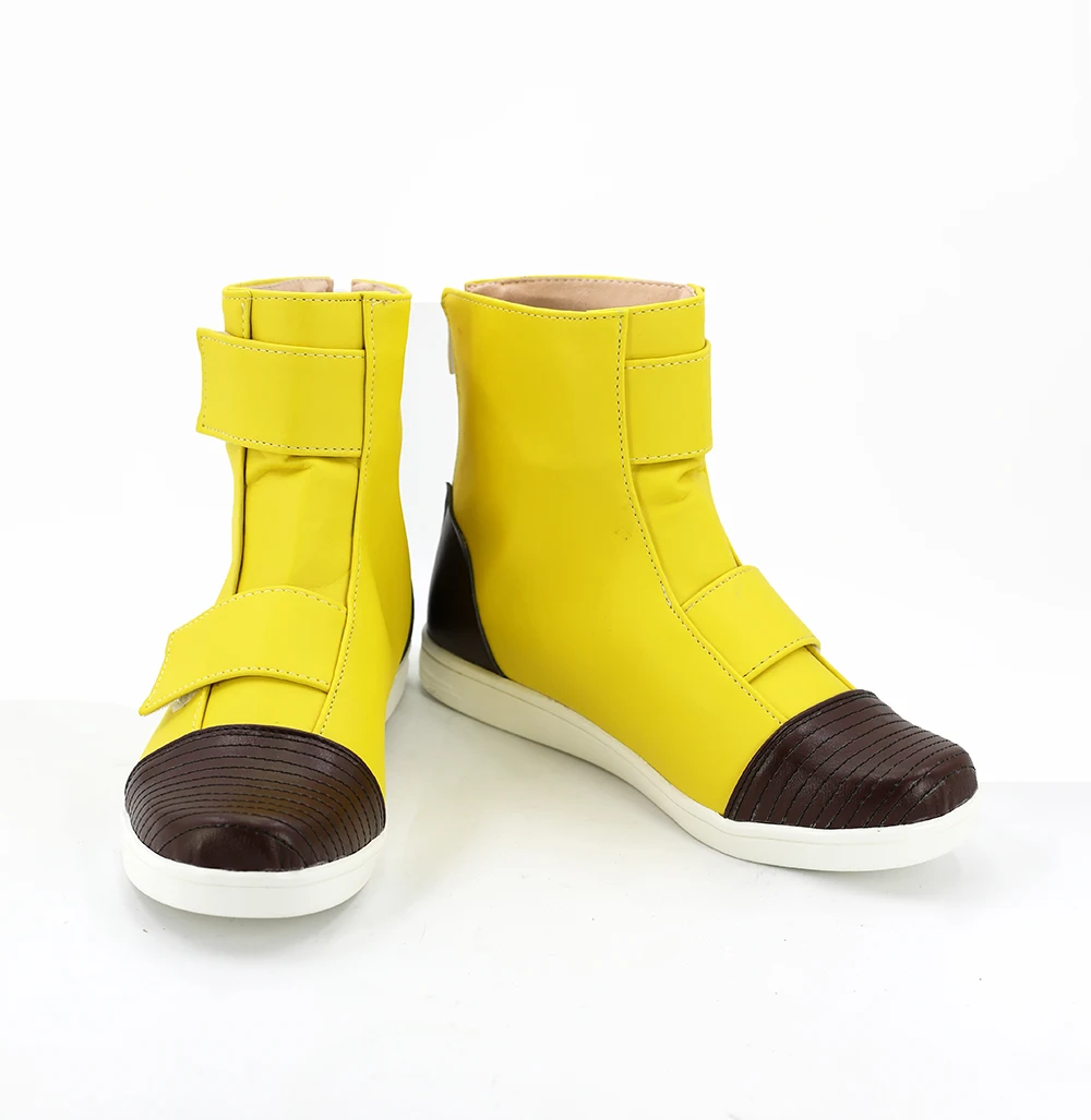 Trunks Yellow Cosplay Boots Shoes Custom Made Any Size | Тематическая одежда и униформа