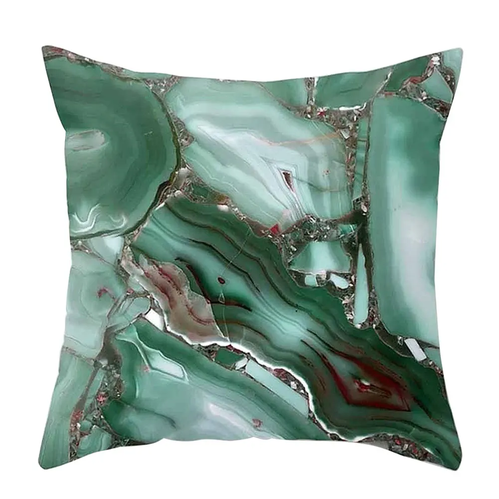 

45cmX45cm Colored Stone Double Sided Throw Pillow Case Soft Pillow Covers Home Decor Pillowcases
