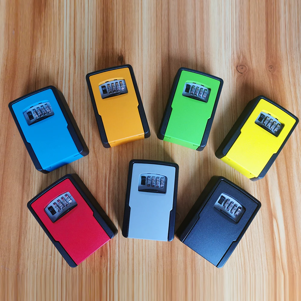 Сейф для хранения ключей с 4 разрядный Комбинации умного дома ключи Офис стеновой