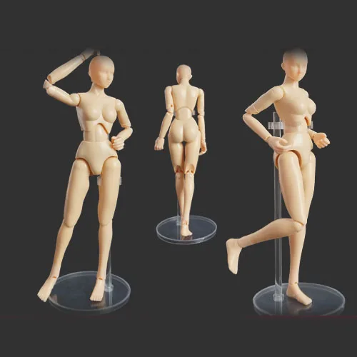 28 см женские художественные эскизы Обучающие картины модель Мультяшные