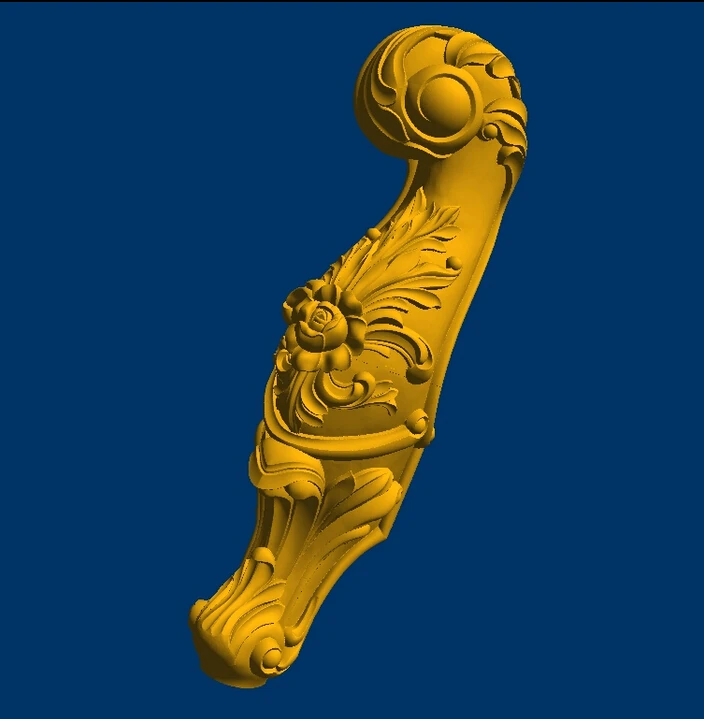 Новая 3D модель STL с длинным рельефом формат CNC диван ноги мебель 106|3d model stl|model stlstl cnc