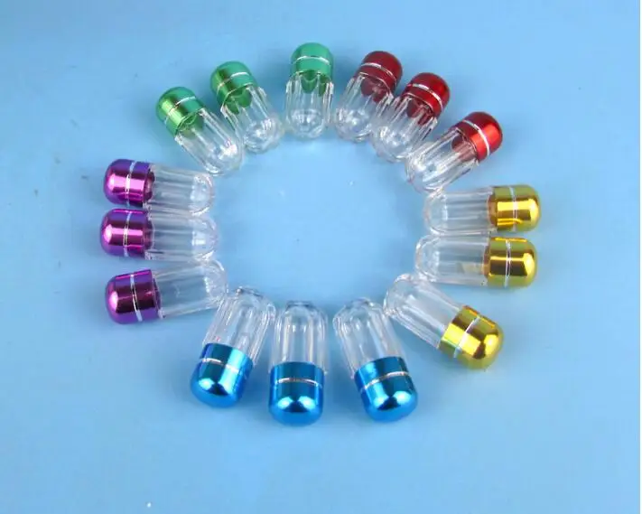 100 шт./лот круглые прозрачные футляры для таблеток пластиковые бутылки жидких