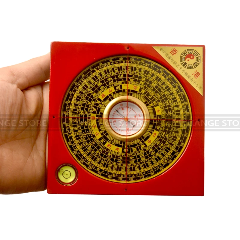 Профессиональный компас Fengshui старинный китайский профессиональный с квадратной