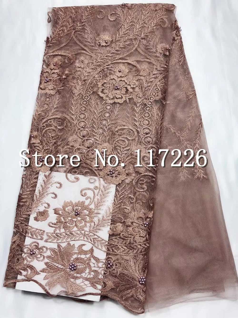 5 ярдов/партия вышитые бисером сетчатые кружева женское платье для вечеринки |