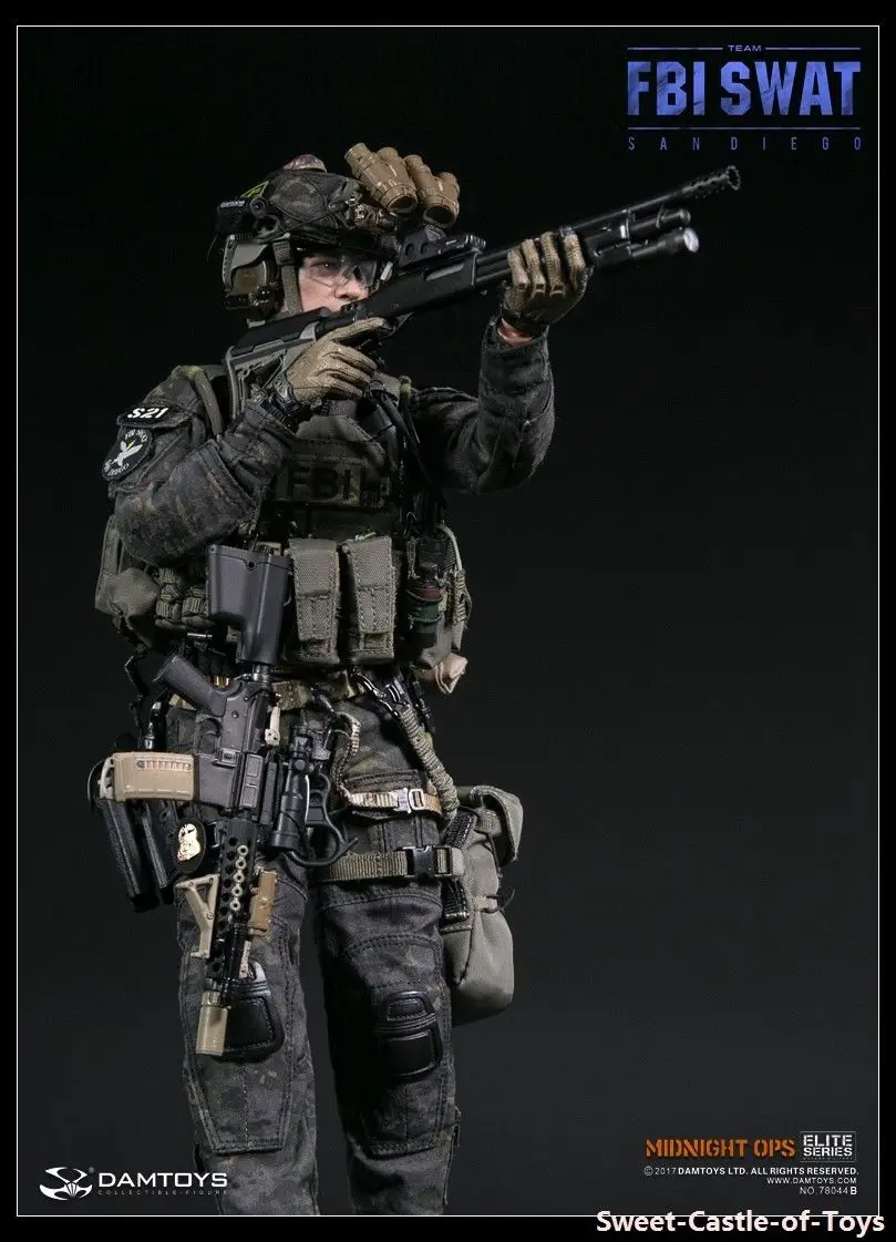 Коллекционная полноразмерная экшн фигурка модель 1:6 американская команда ФБР