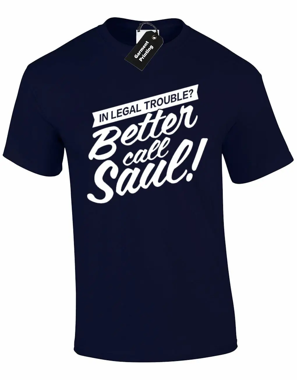 В легальном случае Мужская футболка лучше позвонить адвокату Забавный дизайн от