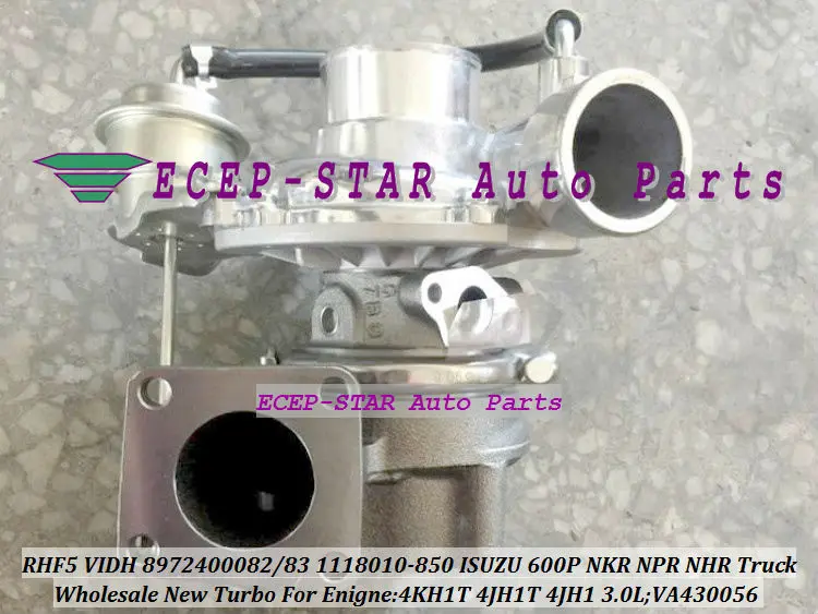 RHF5 VIDH VB430056 8-97240-0082 897240-0082 897240-0083 Turbo для ISUZU Qingling 600P NKR Truck 4KH1T 4JH1TC 4JH1T 134 4JH1 3.0L |