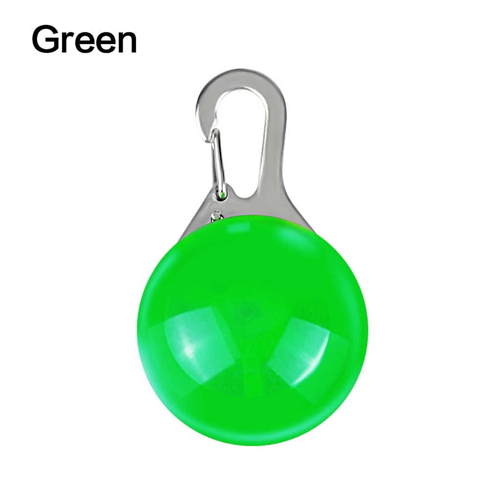 Green Ошейник для собак и кошек светодиодный подвесной свет ночная безопасность мигающие поводки ламповый индикатор для домашних животных светящийся Яркий светящийся ошейник в темноте - Цвет: Green