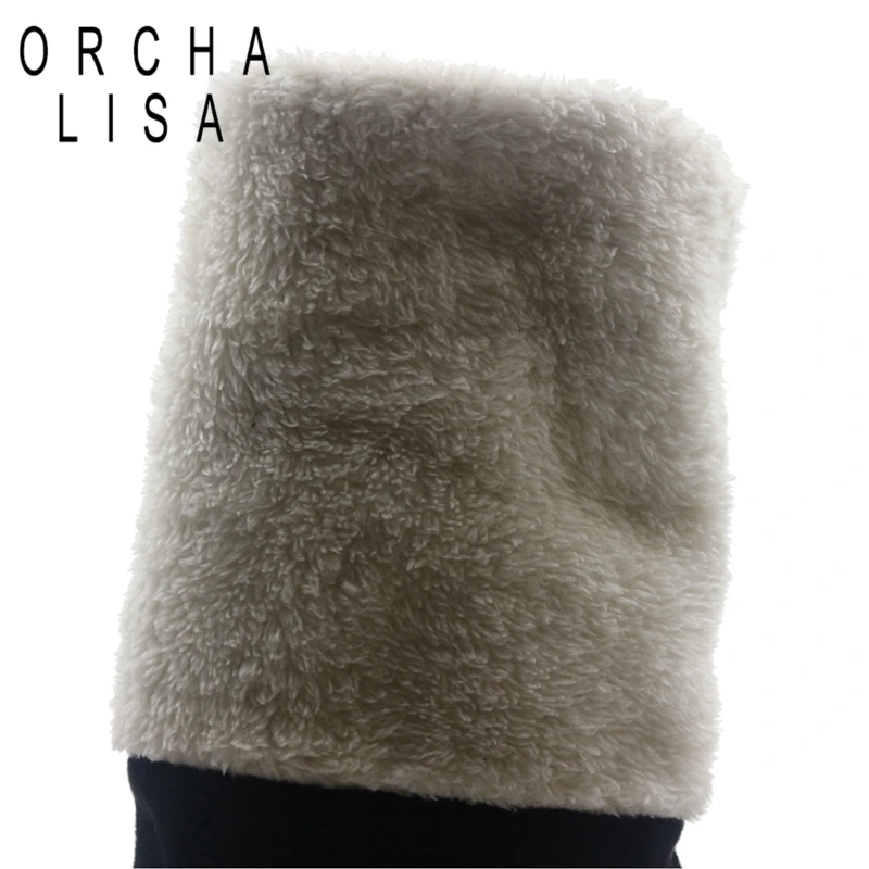 Женские ботфорты из коллекции ORCHA LISA высокие сапоги осень зима женская обувь на