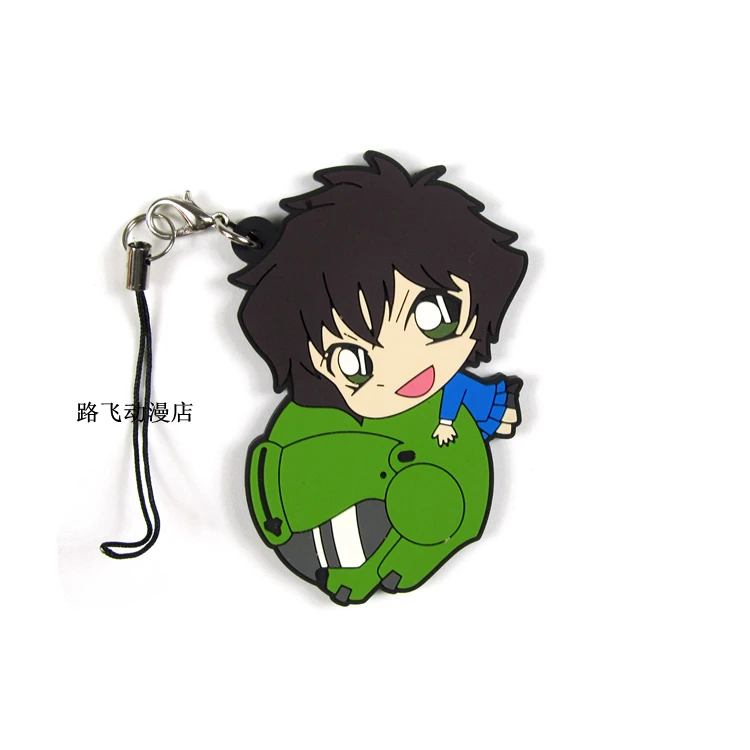5 стилей аниме модель детектива Коран фигурка Edogawa Kona Haibara Ai Hattori Heiji Furuya Rei резиновый брелок Подвеска 6 см