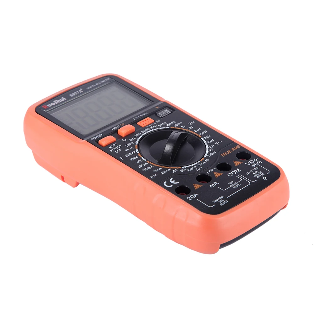 Цифровой мультиметр RuoShui VC9807A True RMS ручной диапазон напряжения сопротивление тока