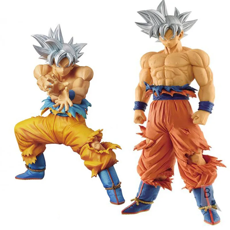 Dragon Ball Z ROS Супер Saiyan ультра инстинкт Сон Гоку серебряные волосы Gokou ПВХ фигурку