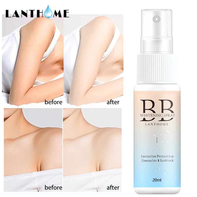 

New 20ML Body Sunscreen Concealer Moisturizing BB Spray Foundation Makeup Summer Whitening Spray Beauty Cosmetics