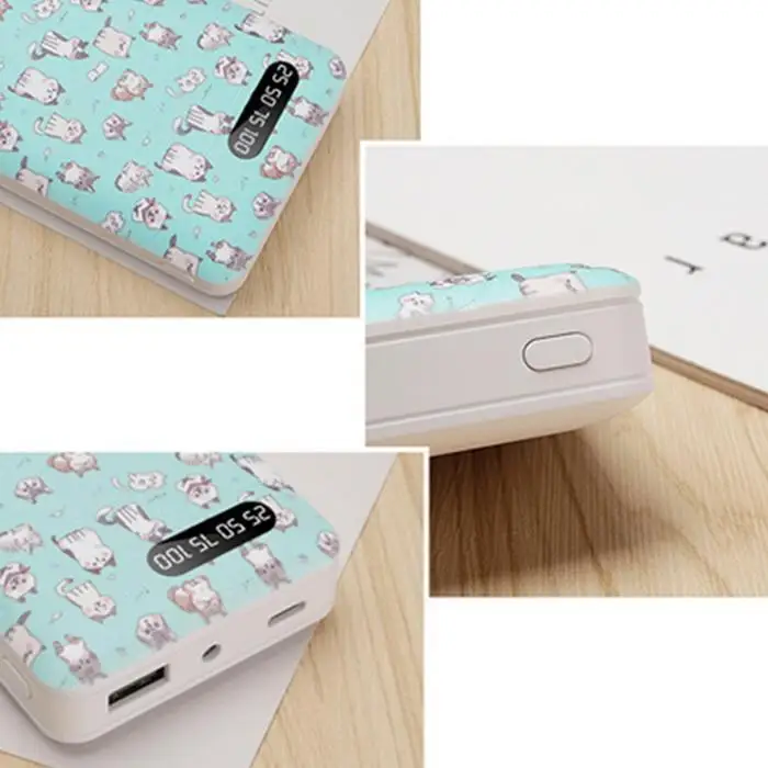 Mi ni power Bank 10000 мАч 5 в 2A Быстрая Зарядка power bank портативное зарядное устройство Поддержка samsung Xiaomi mi iPhone XS Внешняя батарея