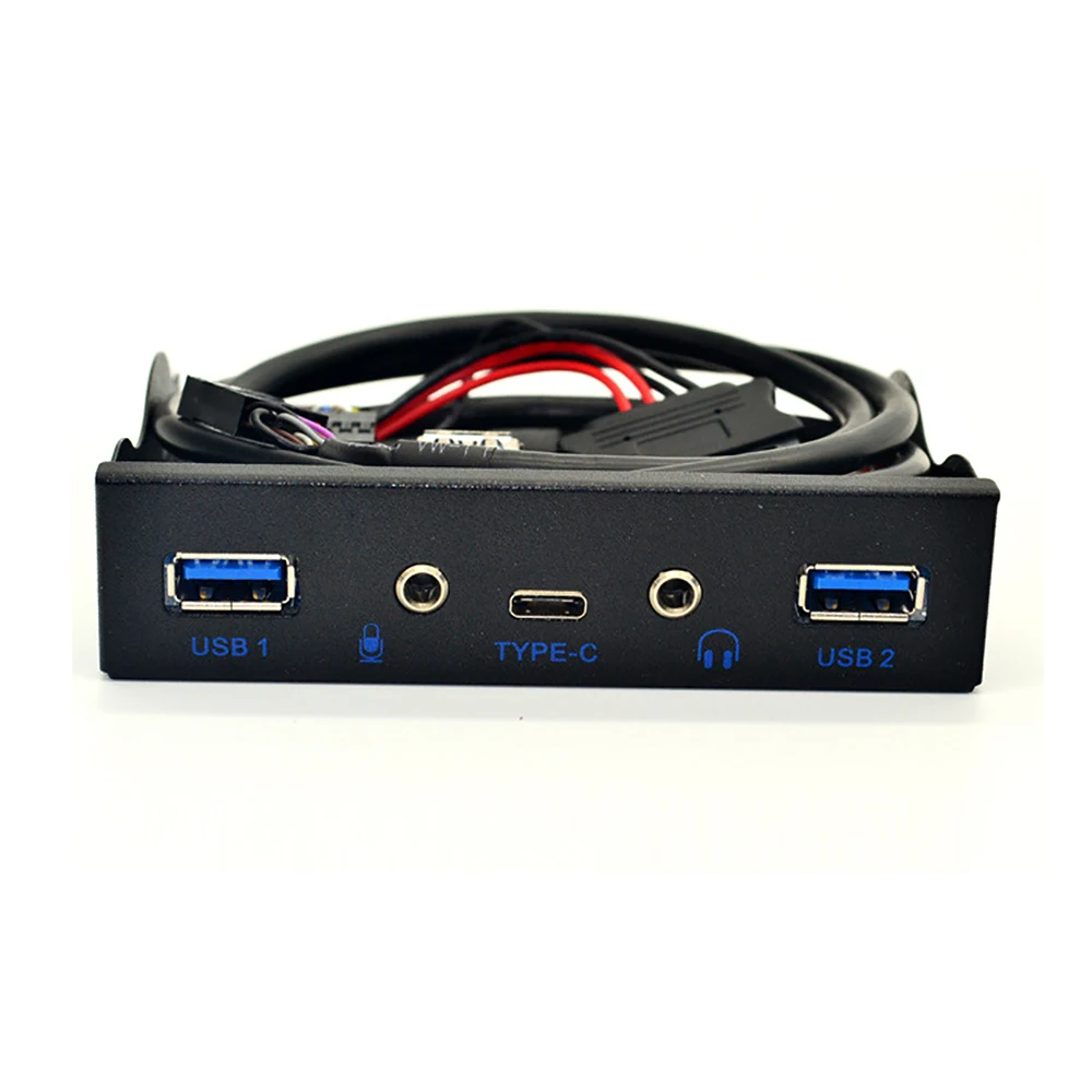 3 5 &quotPC компьютер Передняя панель USB 1 кардридер с портами USB3.1 Type C HD аудио eSATA MD SD/MMC