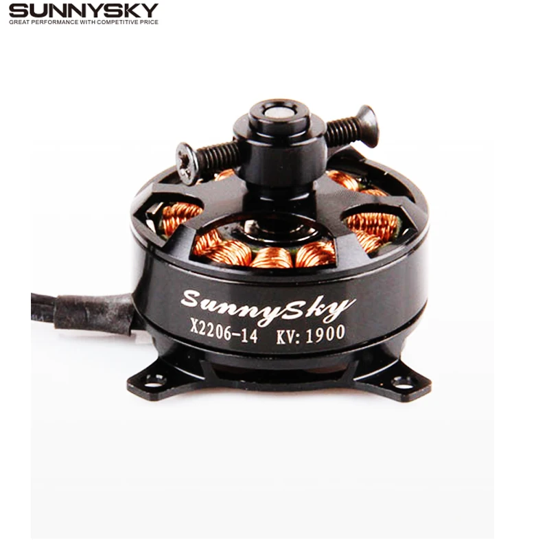 Бесщеточный двигатель Sunnysky X2206 1500KV 1900KV Outrunner 2206 для радиоуправляемого квадрокоптера мультикоптера