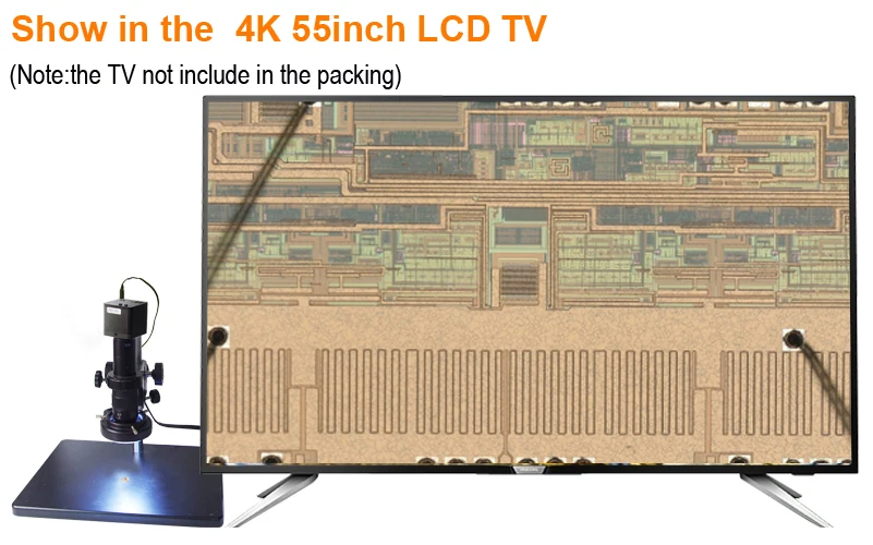 4K UHD HDMI 1080P FHD HD @ 60fps промышленный микроскоп Цифровая видеокамера + 10X 180X зум C