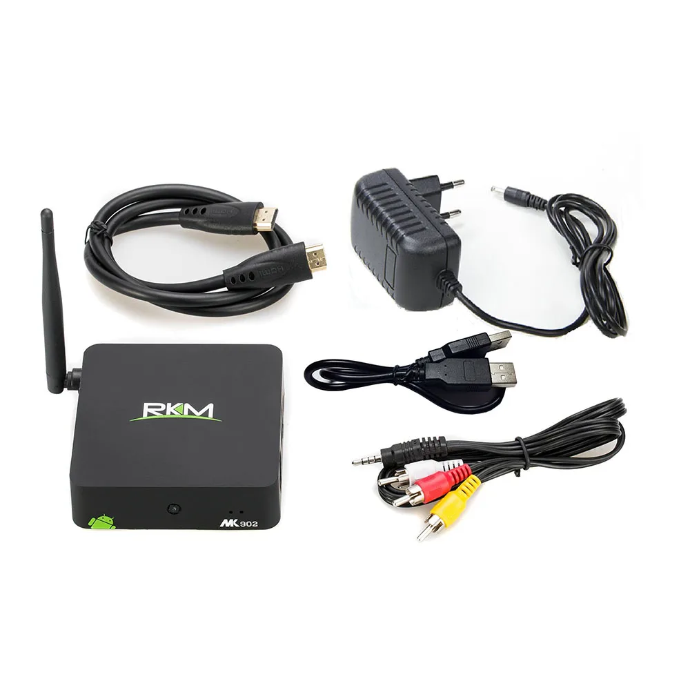 Оригинальная ТВ приставка RKM MK902S Android 4 Rockchip RK3188 четырехъядерный 2 ГБ DDR3 8 Гб ROM Bluetooth