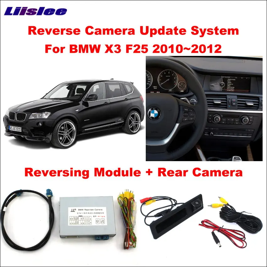 Задним ходом камеры заднего вида/Камера для BMW X3 F25 2010 ~ 2012 CIC Системы оригинальный