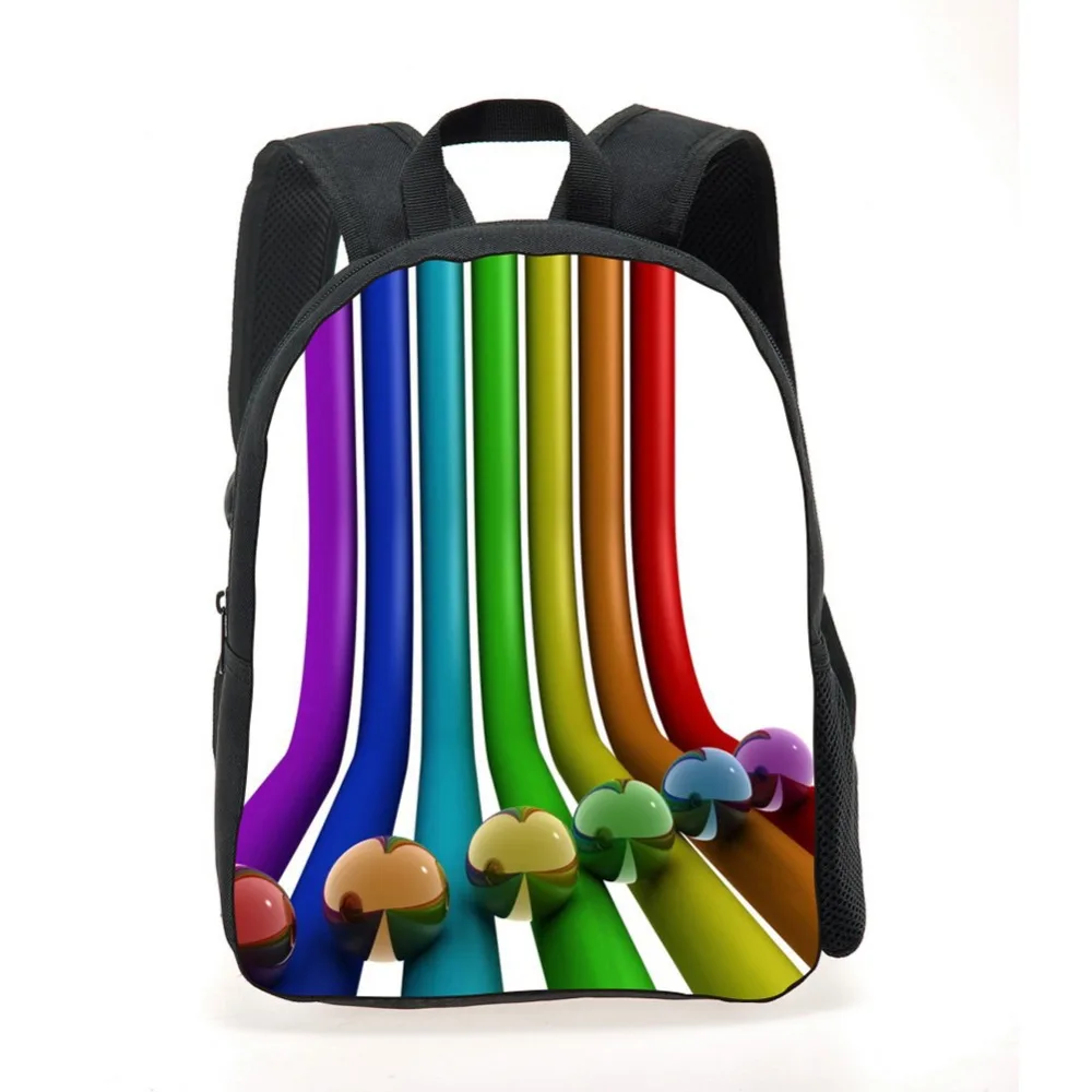 Новинка 2017 школьная сумка с принтом граффити для мальчиков милая воздушным шаром