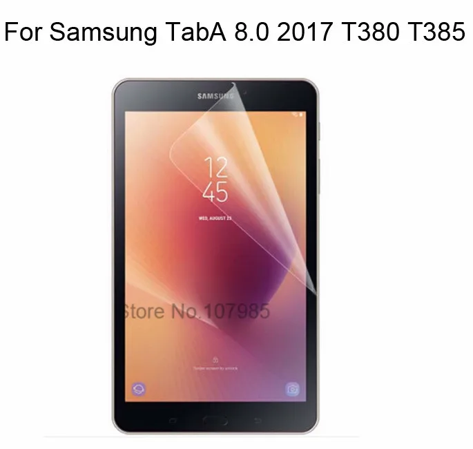Ультрапрозрачная Защитная пленка для ЖК-экрана HD планшета Samsung Galaxy Tab A 8 0 2017 T380 T385