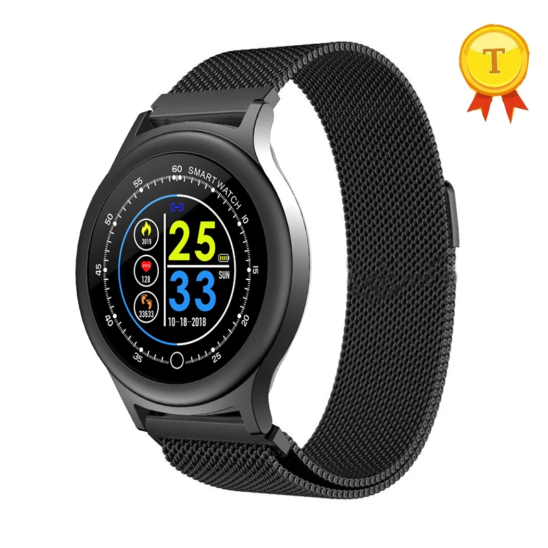 

Smart Band Men Metal Strap Replacement IP68 Waterproof Heart Rate Blood Pressure Monitoring Notifications Smartband wristband
