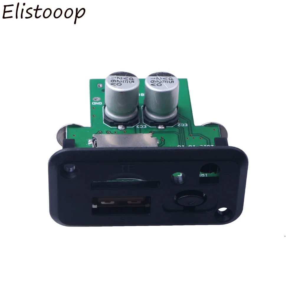 Elistooop мини 12 в MP3 аудио декодер доска без потерь декодирование MP3 плеер стерео двухканальный аудио выход Поддержка TF карта U диск