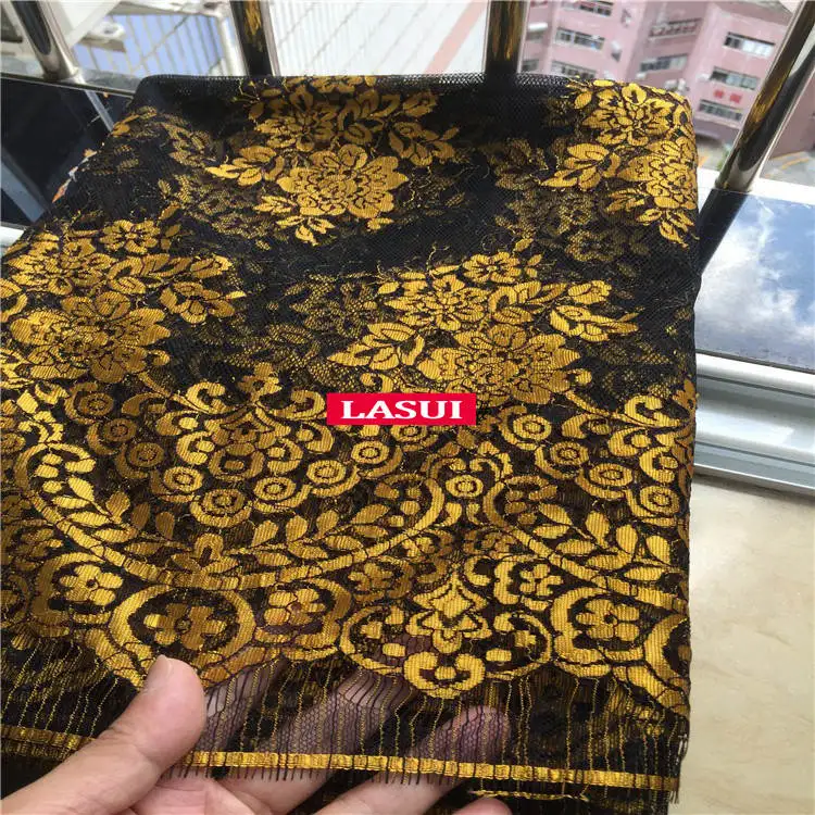 LASUI 1,5 м* 1,5 м = 1 шт. Многоцветный полый шнур кружево с ресничками Ткань Мягкое французское кружево для diy свадебное платье аксессуары C0193 - Цвет: As picture