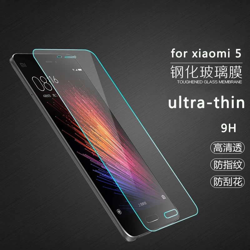 Защитная пленка для экрана Xiaomi Mi5 из закаленного стекла 2.5D Xiomi HD прозрачная Pro Prime 5