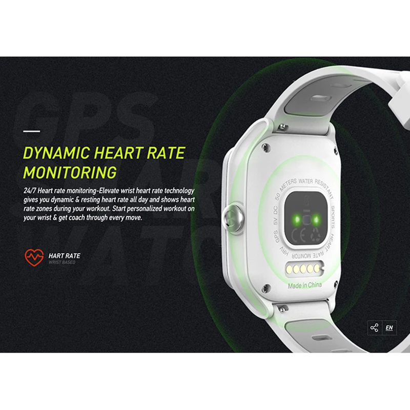 Спортивные Смарт-часы gps ГЛОНАСС частота сердечных сокращений фитнес-трекер сна умные часы 1,3 ''ips напоминание Сообщения Водонепроницаемый Будильник