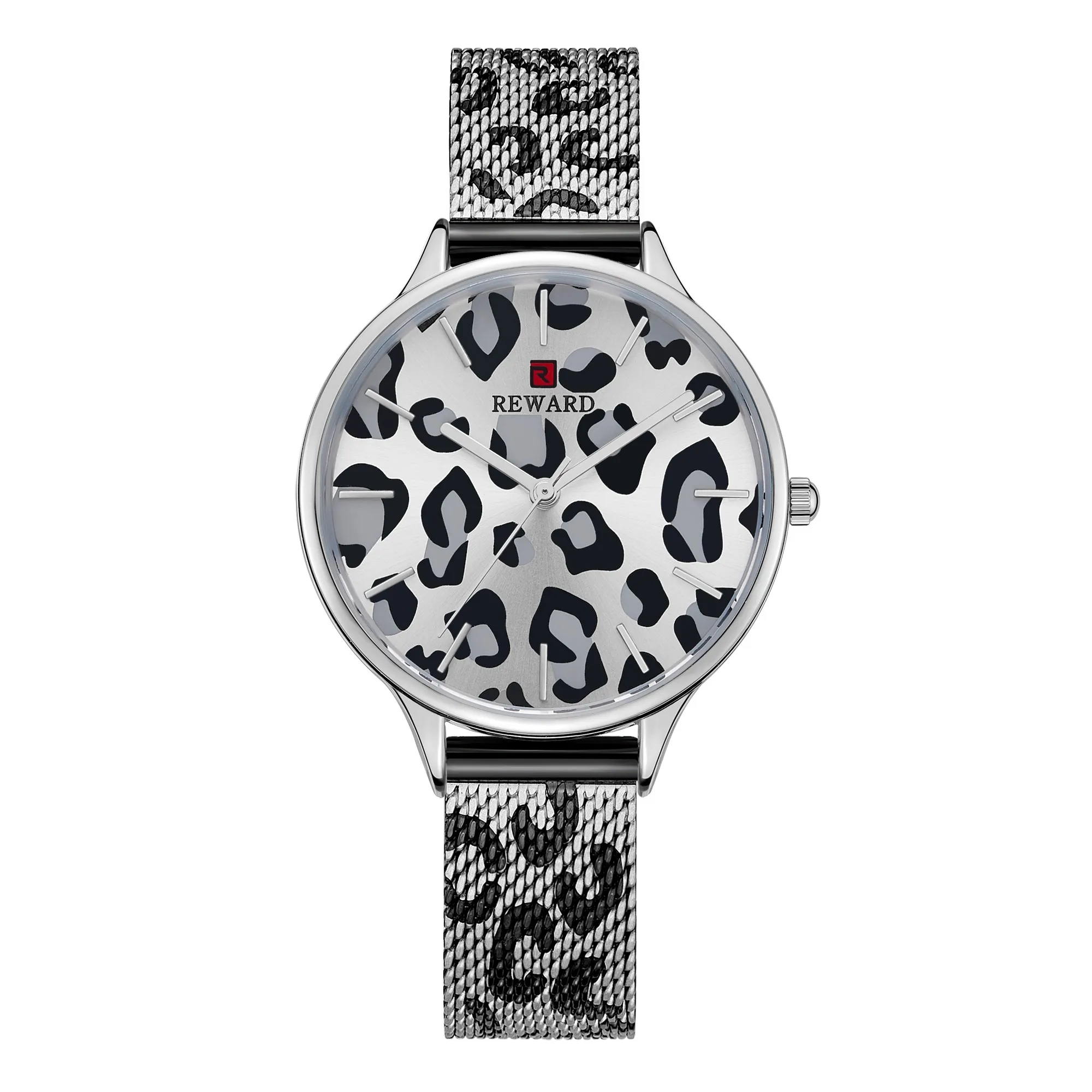 Relogio Feminino REWARD Women Bracelet Watch Ultra Thin Stainless Steel Mesh Ladies Wrist Watch Waterproof Woman Female Clock