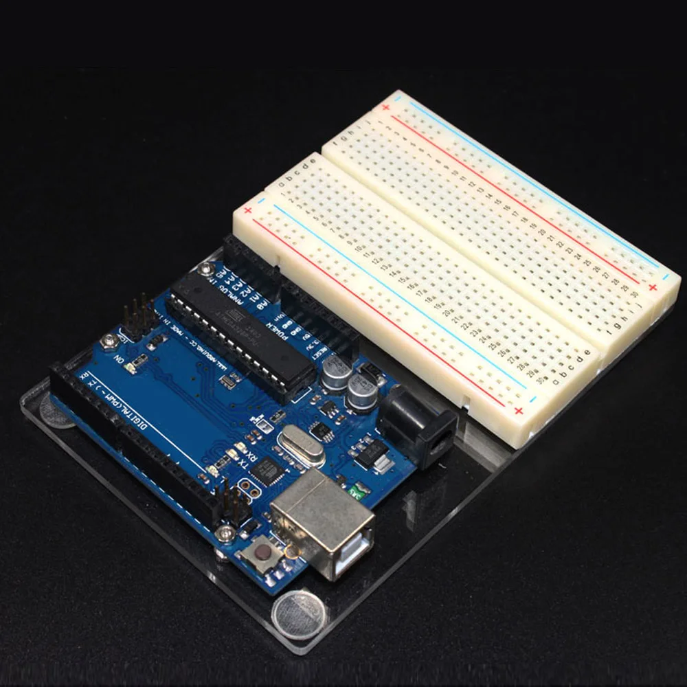 Акриловая экспериментальная платформа Базовая пластина для Arduino UNO R3 фиксации