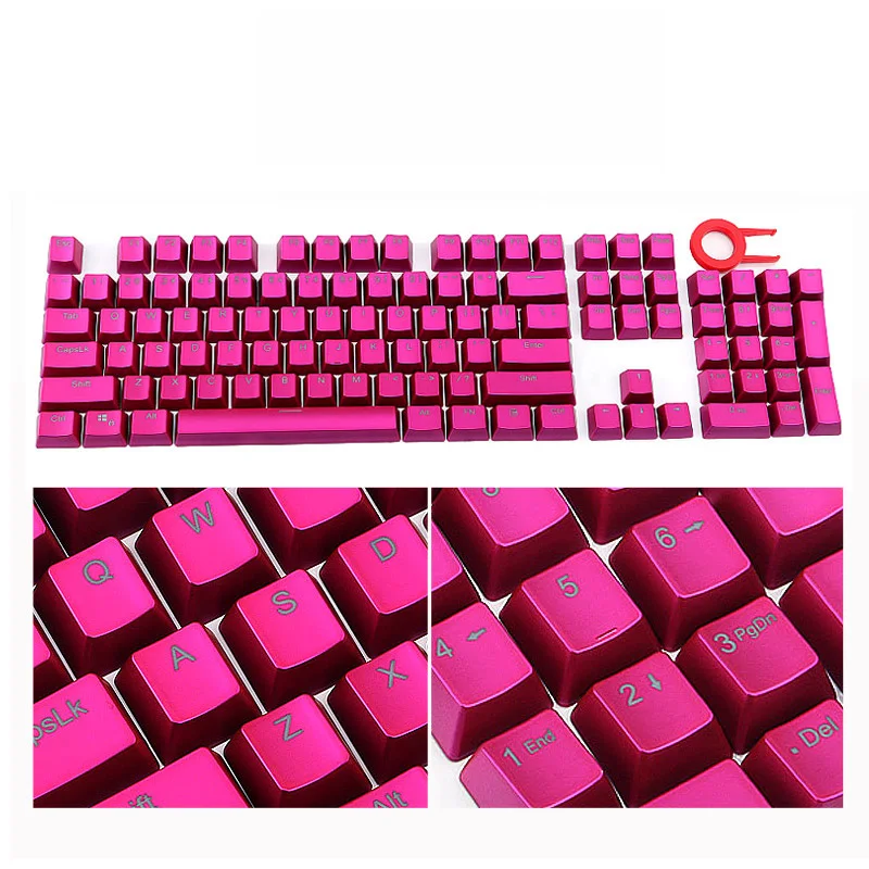 Контрастная цветная PBT Механическая клавишная крышка s для механических клавиатуры Cherry MX Низкопрофильная игровая клавишная крышка с кнопками 104
