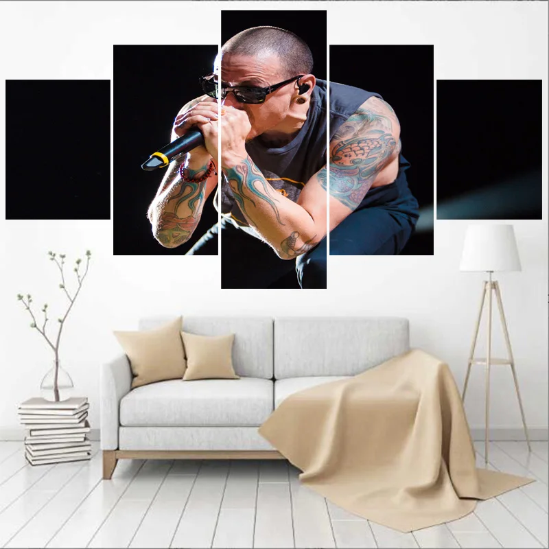 Популярные настенные картины певицы домашний декор холст ченнингтона живопись