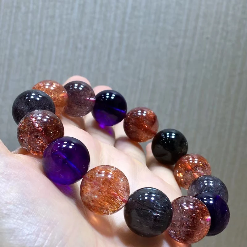 Сертификат натуральный Super Seven 7 Lepidocrocite кварцевый рутилированный Кристальный