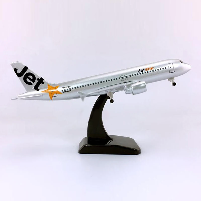 Джейсон пачка 20 см самолет модель самолета Jetstar Аэробус A320 с трёхмерными