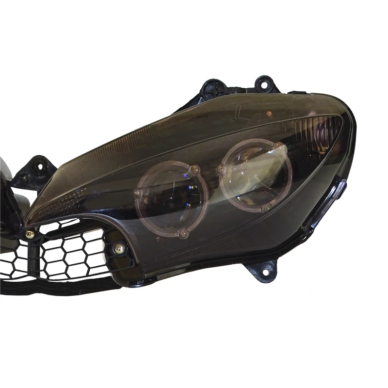 Waase YZF-R6 03-05 передняя фара головного света Противотуманные лампы в сборе для Yamaha YZF R6 2003 2004 2005