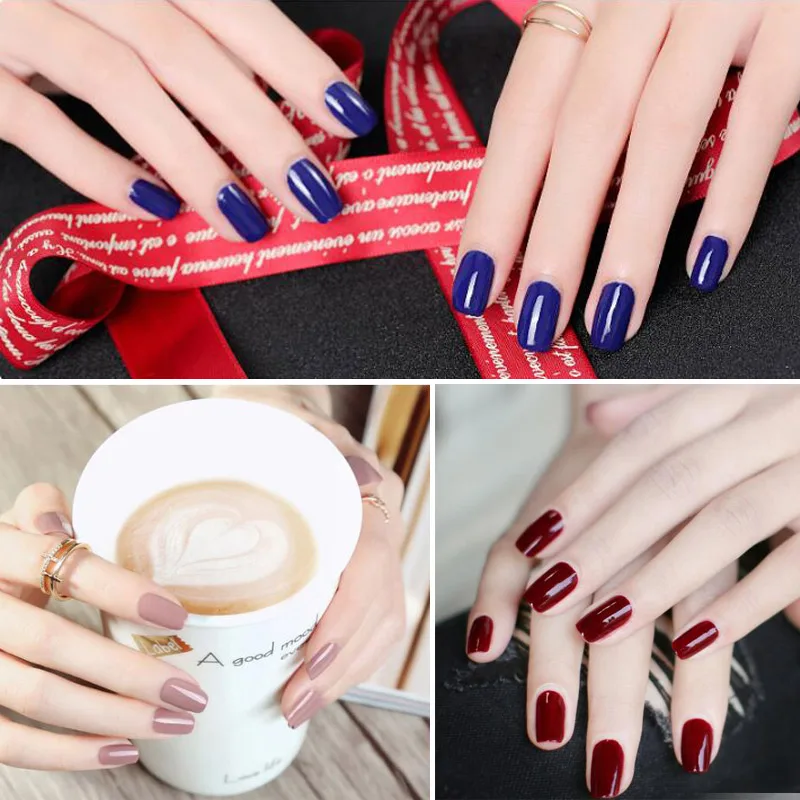 

MIZHSE 7ml Gel Polish Nail Art Kits Full Manicure Set Gel Polish Base and Top Coat With LED Lamp Gel Varnish Soak Off Nail Art