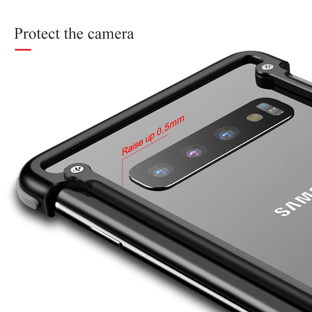 Металлический Чехол подушка безопасности OATSBASF для samsung Galaxy S10 чехол бампер