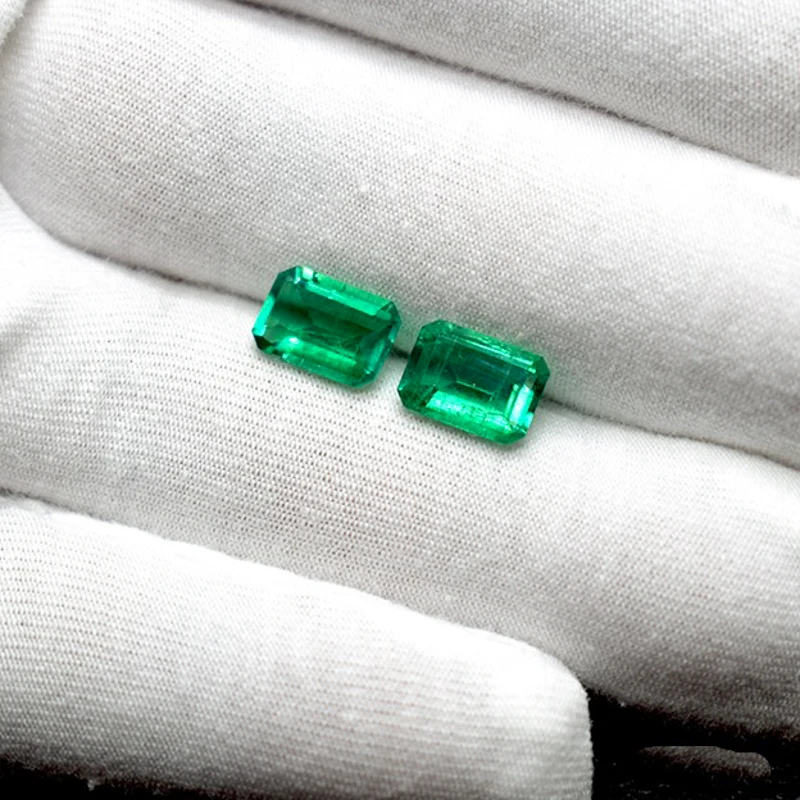 CSJ Lab Made колумбийский изумруд &quotCCE&quot драгоценный камень для кольца ювелирных