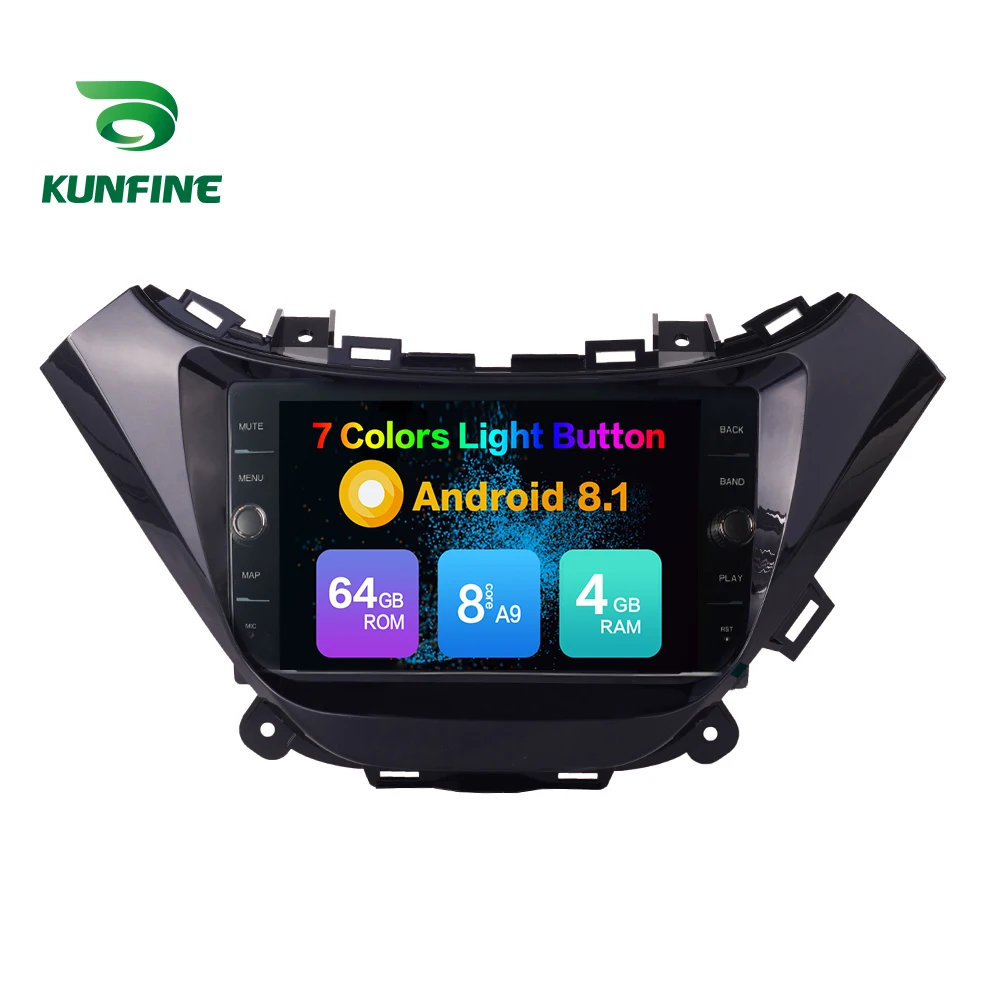 Восьмиядерный ПЗУ 64 ГБ Android 8 1 автомобильный DVD GPS навигационный плеер Deckless стерео