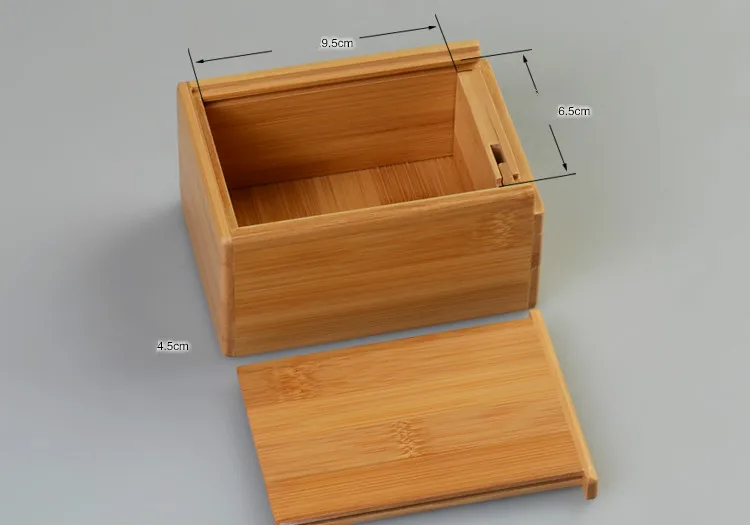 Топ Элегантные ювелирные изделия Контейнер Творческий Замок Коробки бамбук