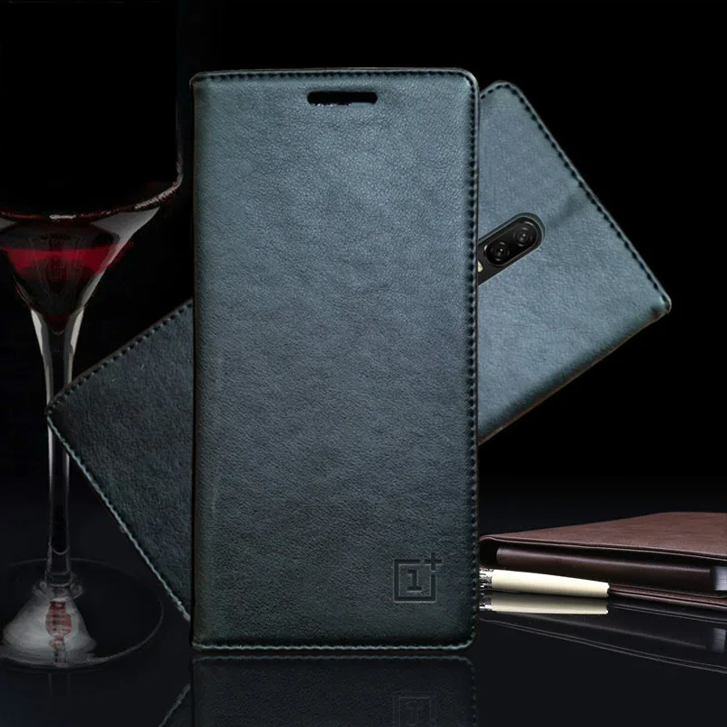 Новый чехол для Oneplus 6 роскошный книжка из натуральной кожи OnePlus Магнитный One Plus