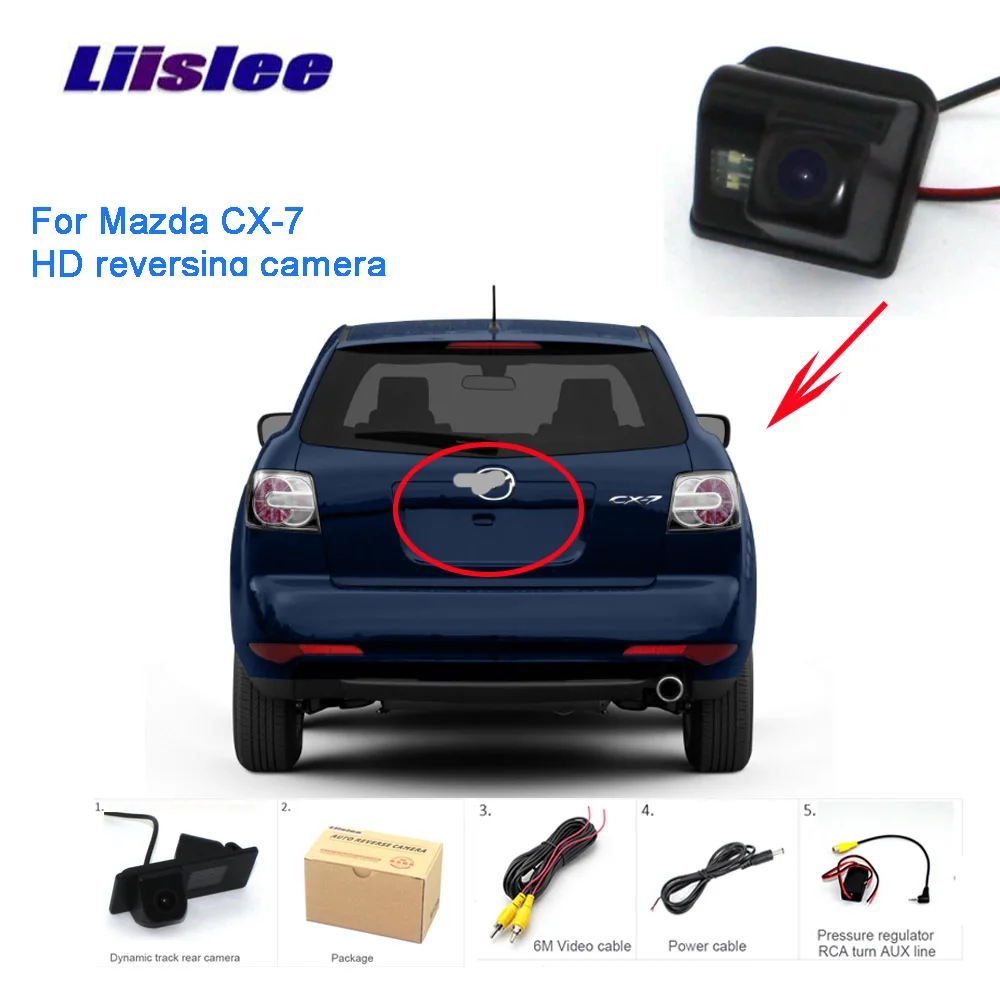 Liislee для Mazda CX7 камера заднего вида парковочная + Широкий угол|Камеры авто| |